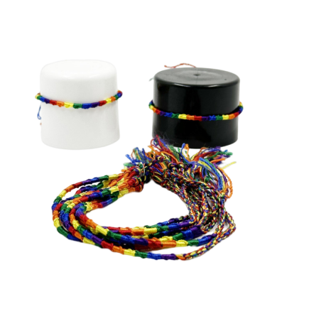 PRIDE - PULSERA HILO FINO BANDERA LGTB