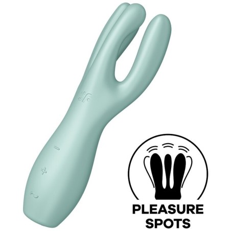 SATISFYER - THREESOME 3 VIBRADOR VERDE