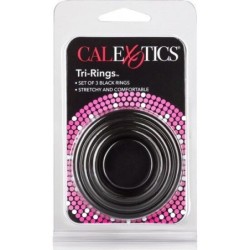 CALEXOTICS - SET TRES ANILLAS NEGRO ERECCIÃ“N