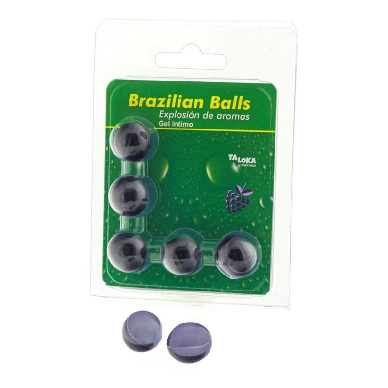 TALOKA - BRAZILIAN BALLS GEL ÃNTIMO FRUTAS DEL BOSQUE 5 BOLAS