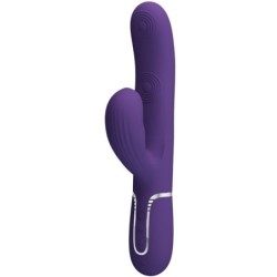 PRETTY LOVE - PERLITA VIBRADOR PUNTO G 3 EN 1 MULTIFUNCIÃ“N MORADO