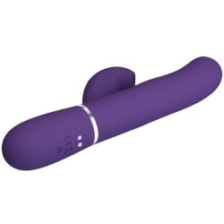 PRETTY LOVE - PERLITA VIBRADOR PUNTO G 3 EN 1 MULTIFUNCIÃ“N MORADO