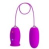 PRETTY LOVE - DAISY HUEVO DUAL VIBRADOR RECARGABLE MORADO