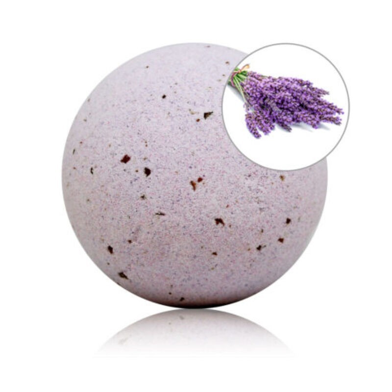 TALOKA - BOMBA DE BAÃ‘O CON AROMA LAVANDA Y PÃ‰TALOS DE ROSA