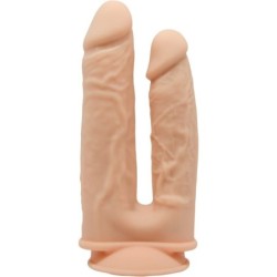 SILEXD - MODELO 1 PENE REALISTICO DOBLE PENETRACION VIBRADOR SILICONA PREMIUM SILEXPAN 17.5 / 19.5 C