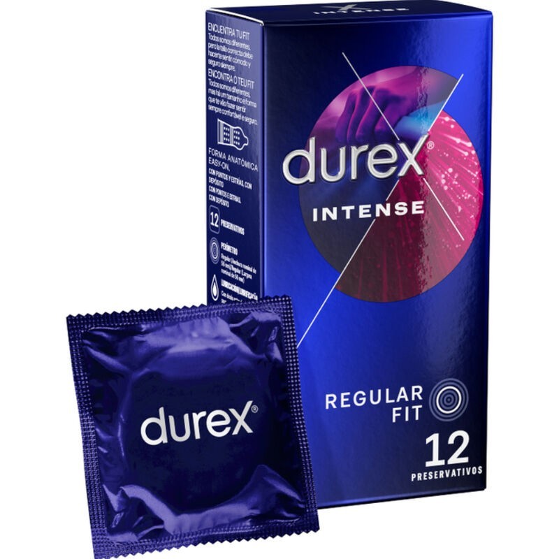 DUREX - INTENSE ORGASMIC 12 UNIDADES