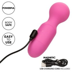 CALEXOTICS - FIRST TIME MASAJEADOR RECARGABLE 10 VIBRACIONES ROSA