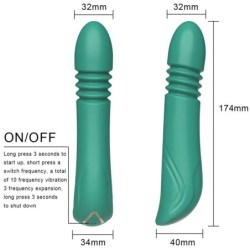 ARMONY - VIBRADOR & THRUSTING PUNTO G VERDE