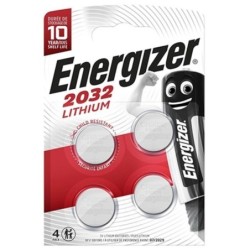 ENERGIZER - PILA BOTON LITIO CR2032 3V BLISTER*4