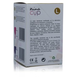 NINA KIKÃ - COPA MENSTRUAL ROSA - TALLA L