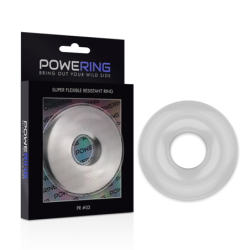 POWERING - SUPER FLEXIBLE Y RESISTENTE ANILLO PENE  5CM PR03 CLEAR