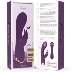 TREASURE - LAURENCE RABBIT VIBRADOR COMPATIBLE CON LA TECNOLOGÃA WATCHME WIRELESS