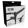 FETISH SUBMISSIVE HARNESS - DOBLE PENETRACIÃ“N VIBRADOR NEGRO