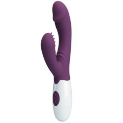 PRETTY LOVE - ANDRE VIBRADOR RABBIT & ESTIMULADOR PUNTO G MORADO