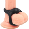 POWERING - SUPER FLEXIBLE Y RESISTENTE ANILLO PENE Y TESTICULOS  PR14  NEGRO