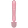 SATISFYER - TRIPLE LOVER MASAJEADOR VIBRADOR RABBIT ROSA