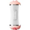 ARMONY - MASTURBADOR VIBRADOR DOBLE VAGINA & BOCA BLANCO