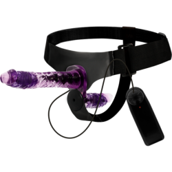 HARNESS ATTRACTION - RODNEY DOBLE PENETRACIÃ“N VIBRADOR 18 CM -O- 3.5 CM