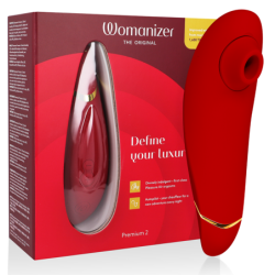 WOMANIZER - PREMIUM 2 ESTIMULADOR DE CLÃTORIS BURDEOS