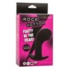 CALEXOTICS - ROCK BOTTOM PLUG ANAL CURVADO 10 VIBRACIONES SILICONA NEGRO