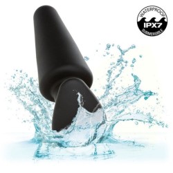 CALEXOTICS - ROCK BOTTOM PLUG ANAL CÃ“NICO 10 VIBRACIONES SILICONA NEGRO