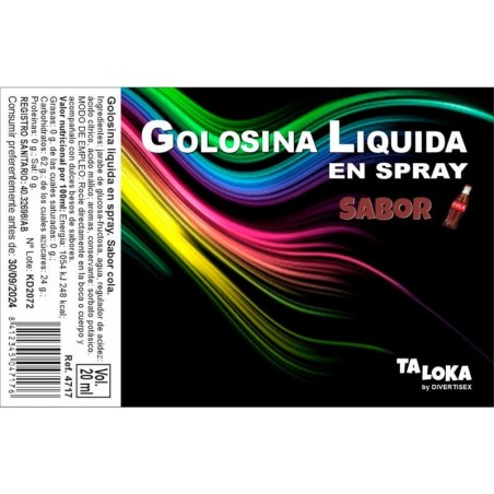 TALOKA - SPRAY GOLOSINA LÃQUIDA COLA