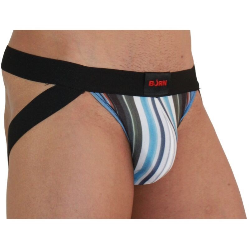 BURN - 009 JOCK MULTICOLOR / NEGRO L