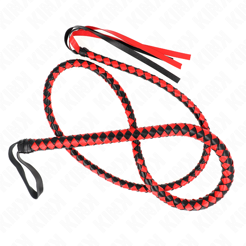 KINK - LÃTIGO DE SERPIENTE LARGO ROJO 210 CM