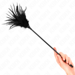 KINK - PLUMAS MÃšLTIPLES PARA COSQUILLAS NEGRO 45 CM