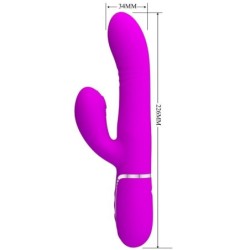 PRETTY LOVE - VIBRADOR PUNTO G MULTIFUNCIÃ“N FUCSIA