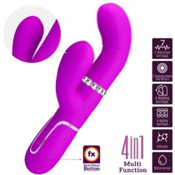 PRETTY LOVE - VIBRADOR PUNTO G MULTIFUNCIÃ“N FUCSIA