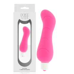 DOLCE VITA - G-SPOT VIBRADOR SILICONA ROSA