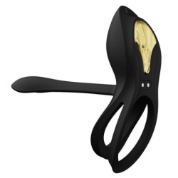 ZALO - BAYEK ANILLO VIBRADOR CONTROL REMOTO PAREJAS NEGRO