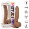 CALEXOTICS - SILICONE STUDS 20.32 CM BROWN