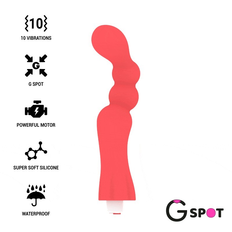 G-SPOT - GOHAN VIBRADOR PUNTO G LIGHT RED