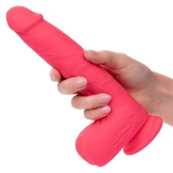 CALEXOTICS - STUDS VIBRADOR REALÃSTICO 10 VIBRACIONES Y ROSA