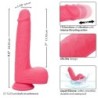 CALEXOTICS - STUDS VIBRADOR REALÃSTICO 10 VIBRACIONES Y ROSA