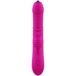 ARMONY - FANNY VIBRADOR MULTIFUNCION DOBLE LENGUA EFECTO CALOR FUCSIA