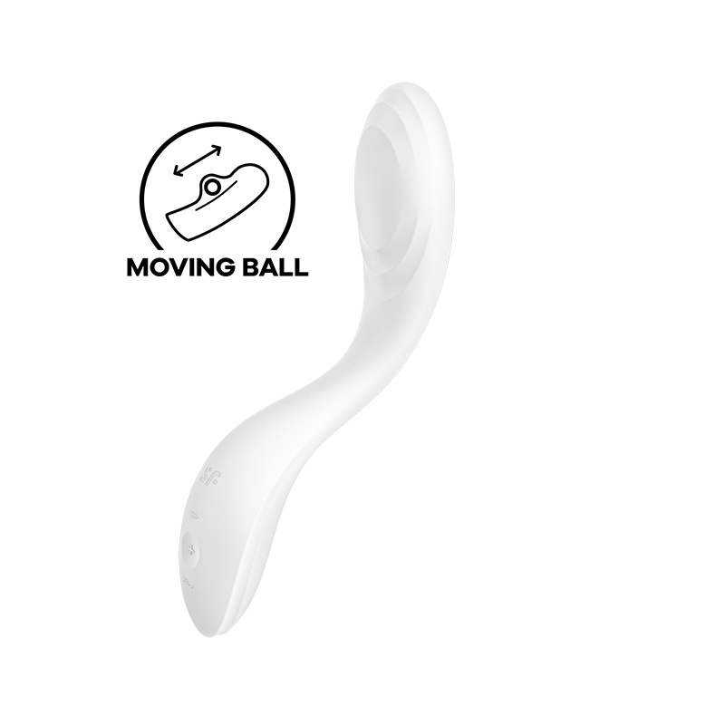 SATISFYER - RRROLLING PLEASURE VIBRADOR PUNTO G BLANCO