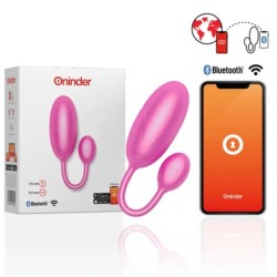 ONINDER - TOKYO HUEVO VIBRADOR ROSA 7.5 X 3.2 CM - APP GRATUITA