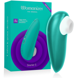 WOMANIZER - STARLET 3 ESTIMULADOR CLÃTORIS TURQUESA