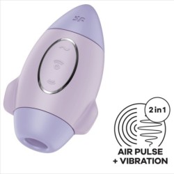 SATISFYER - MISSION CONTROL LILA VIBRADOR PEQUEÃ‘O DE DOBLE IMPULSO