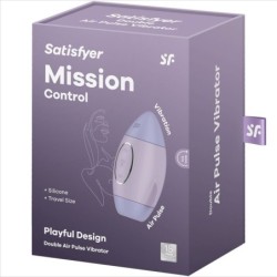 SATISFYER - MISSION CONTROL LILA VIBRADOR PEQUEÃ‘O DE DOBLE IMPULSO