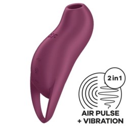 SATISFYER - POCKET PRO 1 ESTIMULADOR CLÃTORIS GRANATE