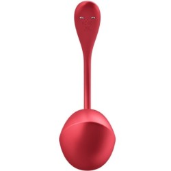 SATISFYER - SHINY PETAL ESTIMULADOR PUNTO G CONTROL REMOTO ROJO APP GRATUITA