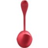 SATISFYER - SHINY PETAL ESTIMULADOR PUNTO G CONTROL REMOTO ROJO APP GRATUITA