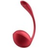 SATISFYER - SHINY PETAL ESTIMULADOR PUNTO G CONTROL REMOTO ROJO APP GRATUITA