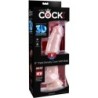 KING COCK - DILDO TRIPLE DENSIDAD 18.4 CM