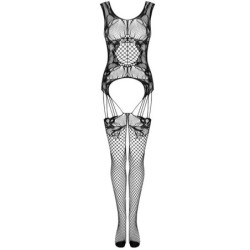 LIVCO CORSETTI FASHION - JULOVE BODYSTOCKING NEGRO TALLA ÃšNICA