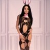 LIVCO CORSETTI FASHION - BUNNY GIRL LC 90560 DIADEMA + CUELLO + PUÃ‘OS ROSA TALLA ÃšNICA